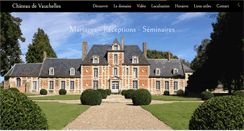 Desktop Screenshot of chateaudevauchelles.com